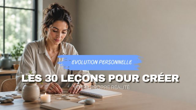 Les 30 leçons pour créer votre propre réalité